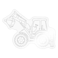 Excavator Blueprint Isolated Stock Photo - Download Image Now - Backhoe,  Plan - Document, Grid Pattern - iStock